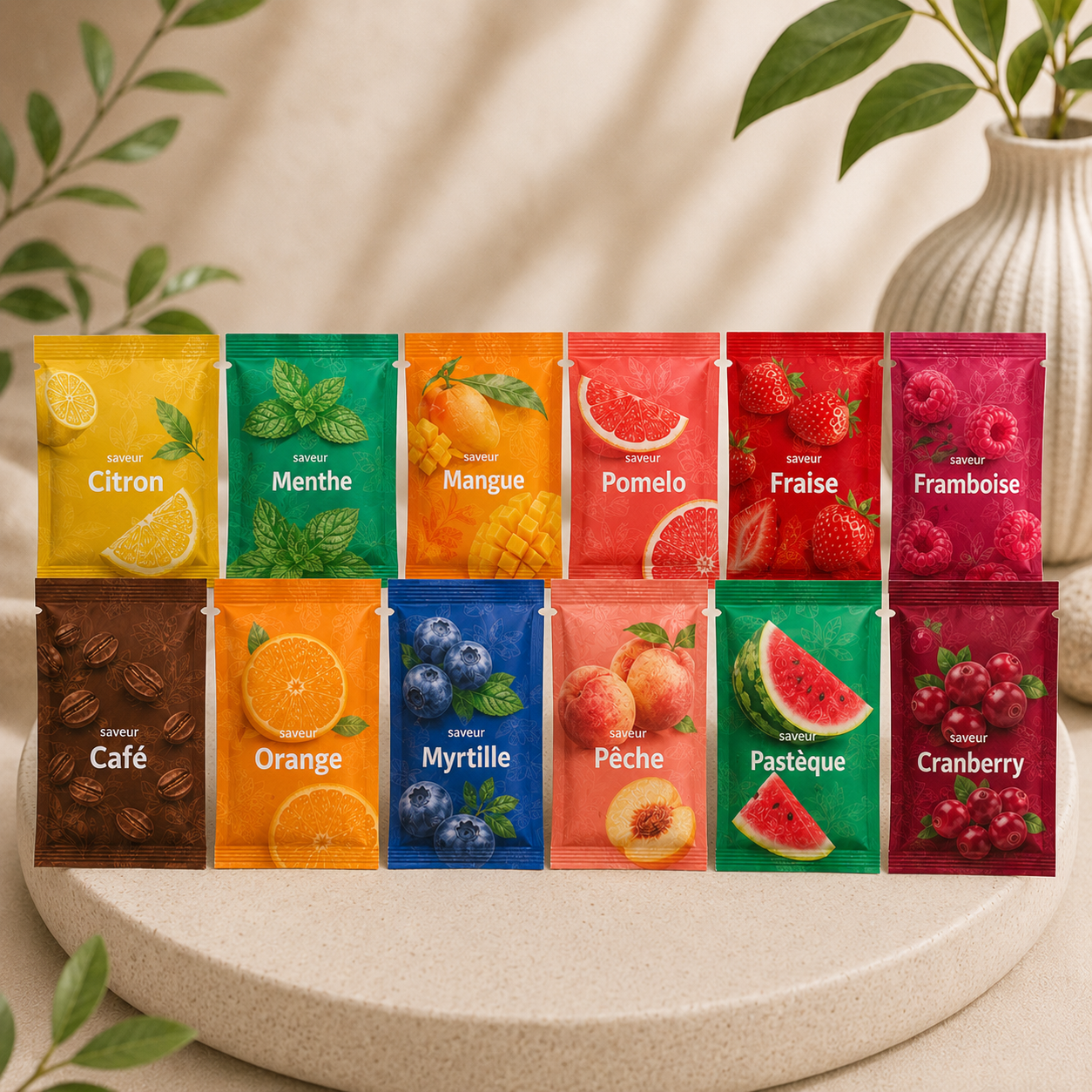 5 sachet de recharges